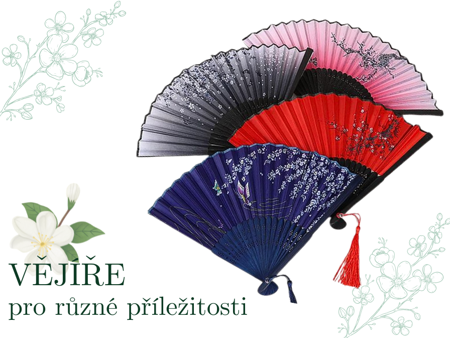 Vějíře pro různé příležitosti